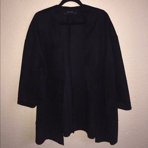 Zara women’s Black Blazer overcoat